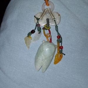 Handmade jade fashion accessory